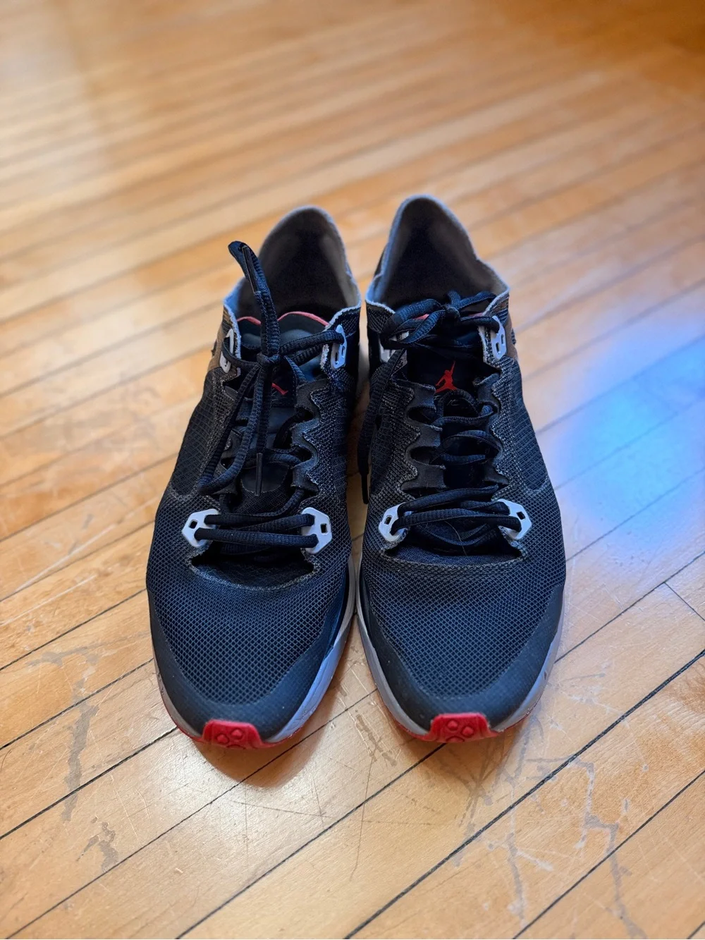 Nike Air Jordan 89 Racer Bred Men's Black Red Running Shoes AQ3747-006 Sz. 10.5